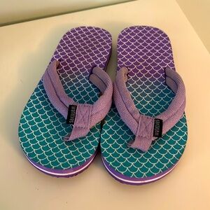Mermaid Flip Flops- Toddler Size 10
